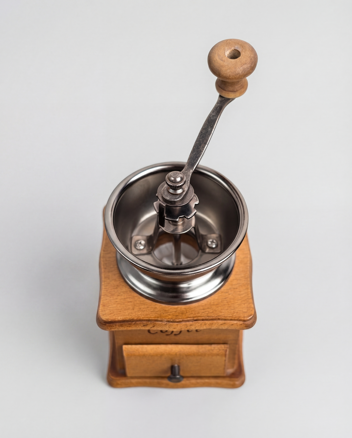 MOLINO CAFÉ MANUAL CON MADERA IMP LDS-1