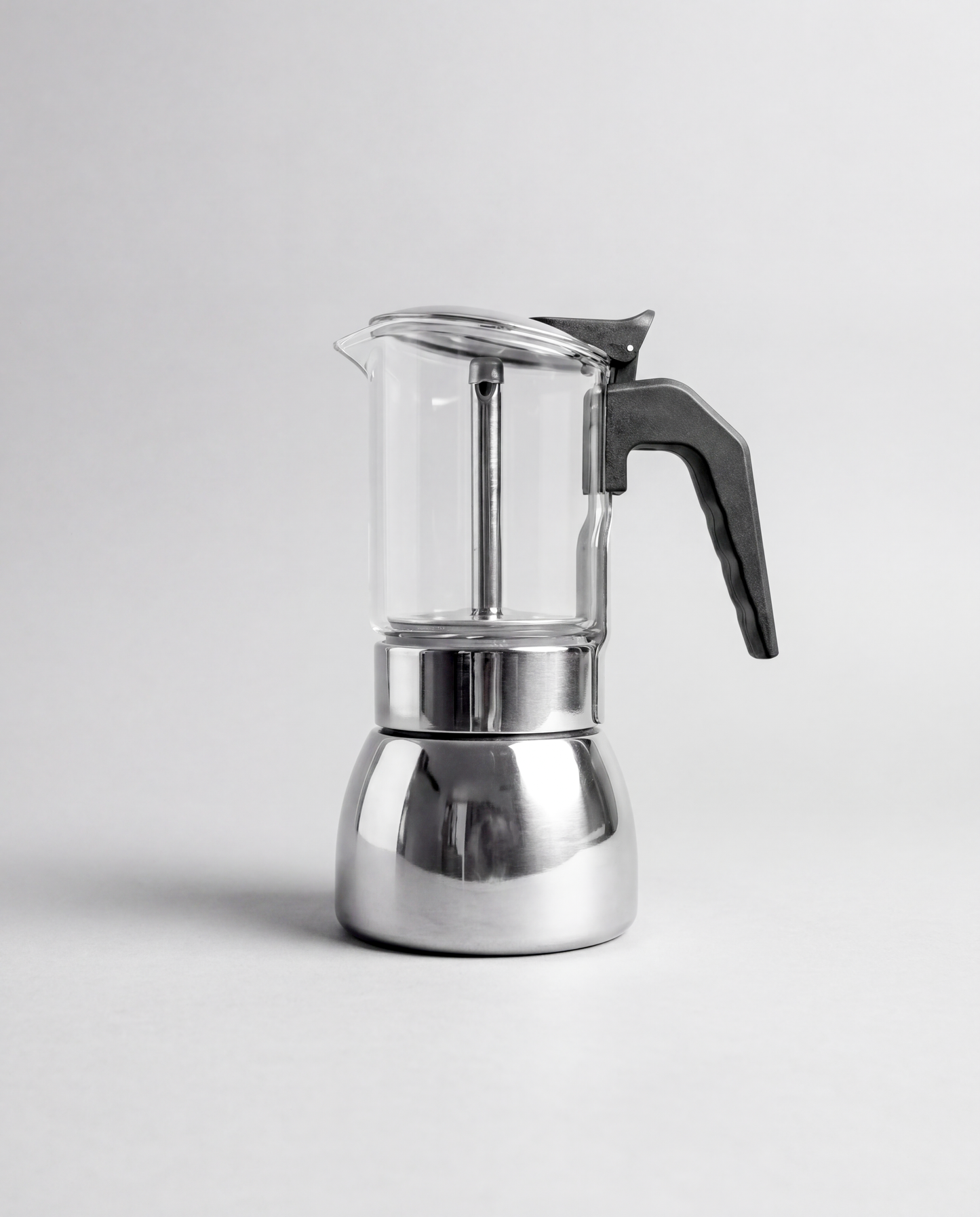 CAFETERA ITALIANA 6 TAZAS VIDRIO/ACERO