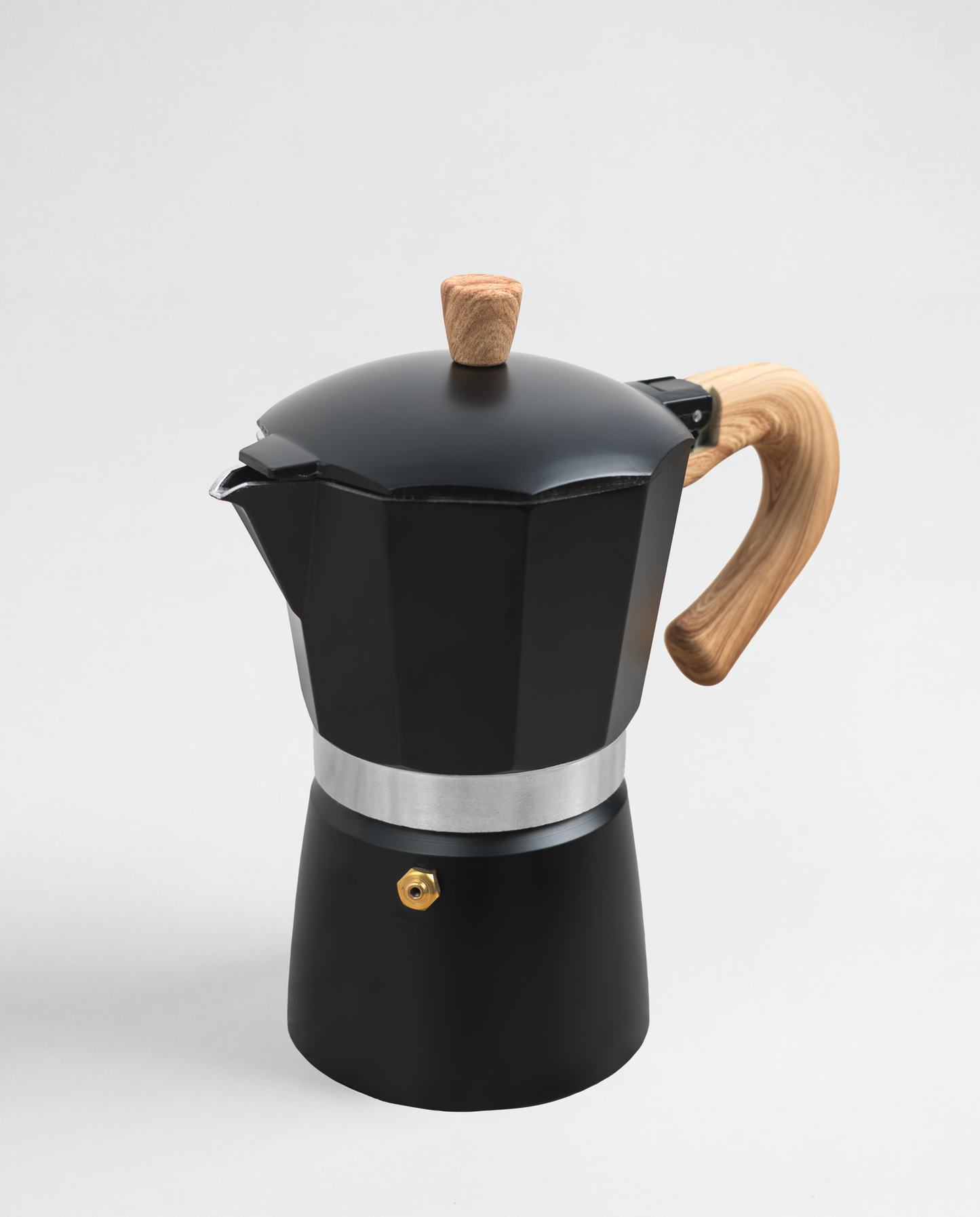 CAFETERA ITALIANA 6 TAZAS NEGRO