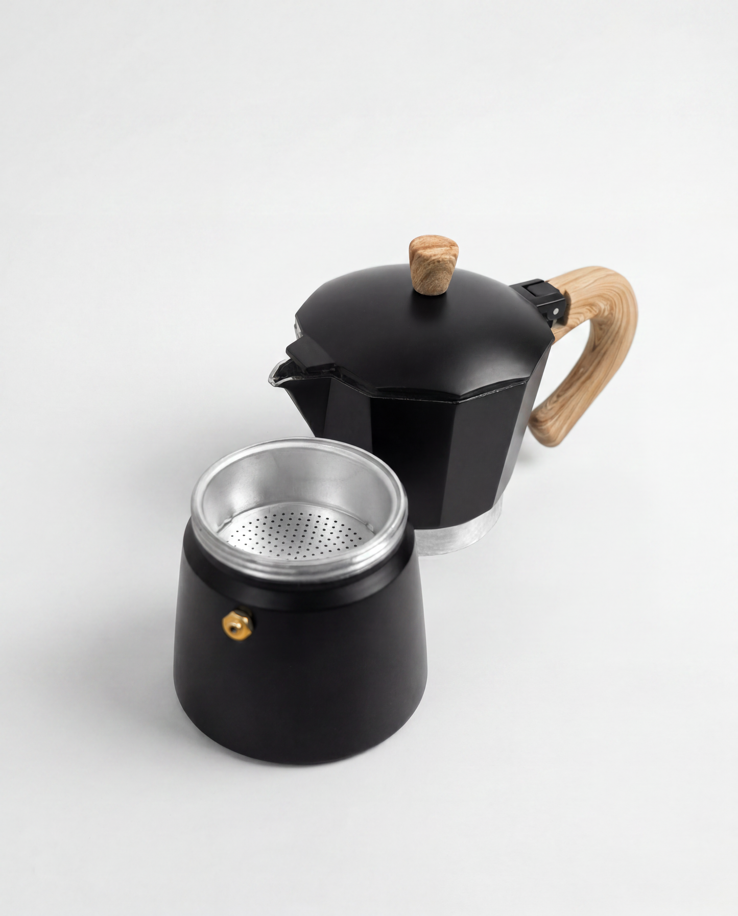 CAFETERA ITALIANA 6 TAZAS NEGRO