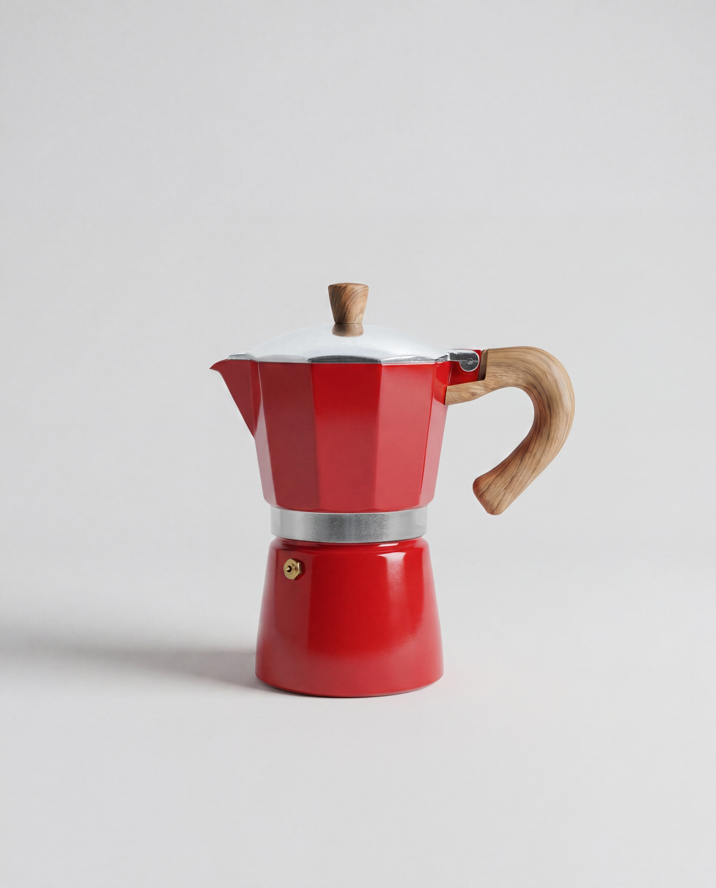CAFETERA ITALIANA 6 TAZAS ROJO