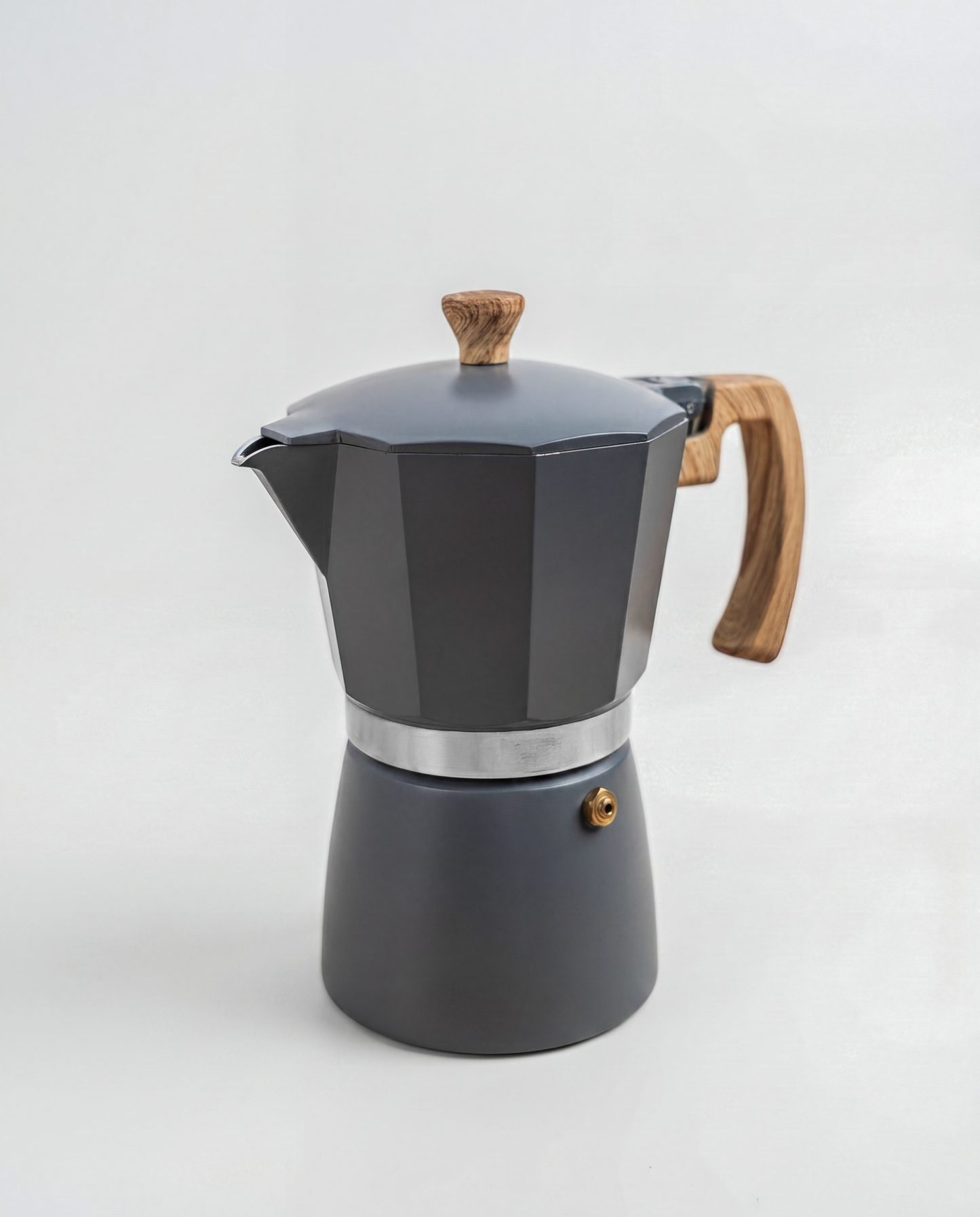 CAFETERA ITALIANA 6 TAZAS GRIS