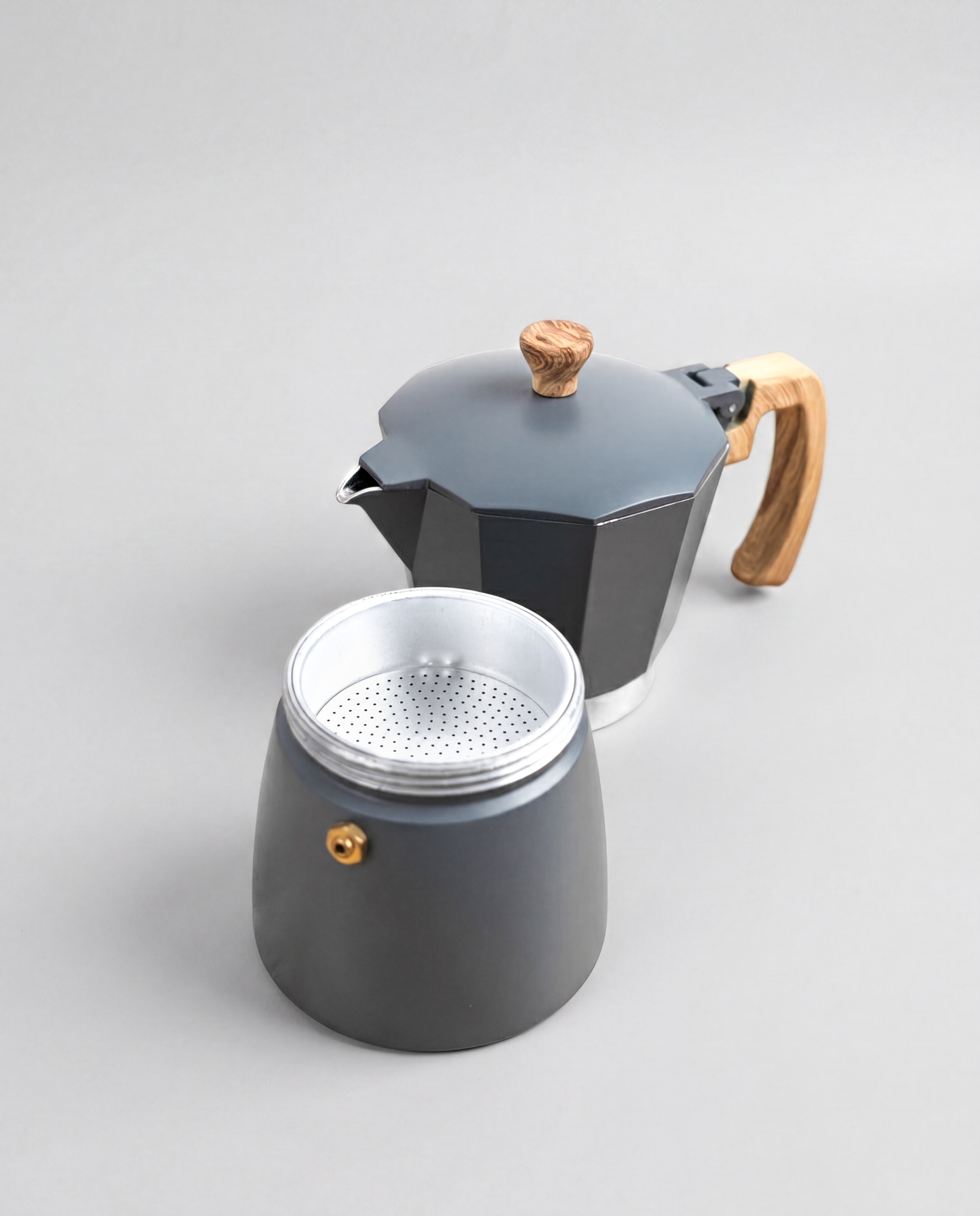 CAFETERA ITALIANA 6 TAZAS GRIS
