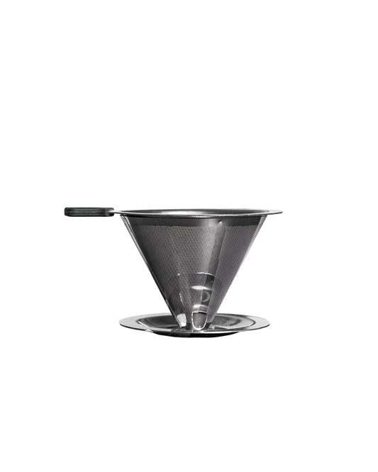 CAFETERA DE FILTRO CONICO 10 CM ACERO INOXIDABLE